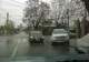 Parcat în intersecţie, pe trecerea de pietoni