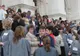 Grefierii din Argeş au protestat luni pentru că nu şi-au primit sporurile salariale