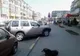 Parcarea pe trotuar în oraşul Tecuci