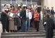 Grefierii de la Judecătoria Argeş au protestat, nemulţumiţi pentru că nu şi-au primit sporurile salariale
