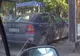 Maşina parcată în staţie