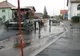 Stradă asfaltată pe ploaie la Sibiu