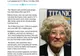 Ultima supravieţuitoare de pe Titanic a murit 