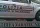 Maşina poliţiei a avut probleme