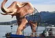 Statuia unui elefant de 2,5 tone, creată pentru o punere în scenă extravagantă a operei Aida de Verdi