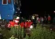 Maşina în care se aflau doi tineri a fost lovită de tren, în judeţul Sibiu