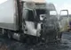 Un tir a luat foc marţi pe DN1