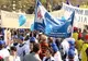 Peste 1.000 de bugetari au protestat la Palatul Parlamentului