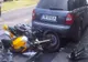 Un motociclist a fost aruncat dintr-o maşină în alta, într-un grav accident petrecut în Timişoara