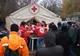 Hoţii au devastat un cort al Crucii Roşii în Maramureş