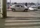 Trecerea de pietoni din aeroportul Otopeni ocupată de maşina poliţiei comunitare