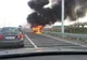 Le-a luat foc autoturismul, în mers, pe un drum din Olt – Video