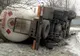 PERICOL DE EXPLOZIE: O cisternă cu acetonă, răsturnată în Bihor