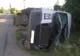Accident grav la Sibiu. Un microbuz de transport marfă s-a ciocnit cu un tir pe DN 1