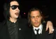 Imagini ŞOCANTE! Marilyn Manson şi Johnny Depp, împreună!