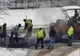 Ţara lui Dorel: asfaltări pe ninsoare, la Suceava. IMAGINI INCREDIBILE