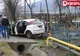 ACCIDENT SPECTACULOS. A ajuns cu maşina pe un GARD