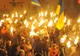 Marş cu torţe al extremei drepte la Kiev