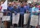 Protest la Ministerul Muncii din cauza unei decizii a Guvernului: 2.000 de oameni rămân pe drumuri