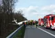 Un avion a căzut lângă o autostradă în Germania