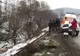 Maşină răsturnată în Pasul Prislop. Şofer recuperat de Salvamont
