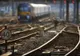 Tir, lovit de tren în Olt. Circulaţia feroviară a fost oprită