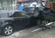 Accident spectaculos în Târgu Mureş. A "zburat" cu maşina peste un alt autoturism