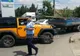 Accident cumplit la Bucium. Maşina, străpunsă de mai multe bare metalice