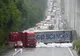 Şofer român, rănit într-un accident rutier între două camioane, în Belgia. Coloane de zeci de km