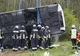 Accident în Italia: Un autocar care transporta zeci de români a lovit un parapet, pe o autostradă