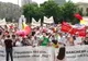 Protest în București, organizat de datornicii în franci elvețieni. Mitingul s-a încheiat