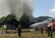 Incendiu puternic la ieşirea din Bucureşti