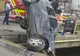 Accident spectaculos în Târgu Mureş. O maşină cu patru pasageri s-a oprit în ultimul moment - FOTO