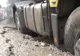 Asfaltul s-a surpat pe DN 71. Un camion a rămas blocat 