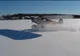 Spectacol în zăpadă. Iată cum face un avion drifturi!