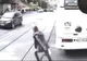 Accident șocant filmat de șoferul unui troleibuz: tânără lovită în plin de o mașină în Cluj-Napoca