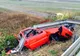 Accident terifiant în Vaslui. Șoferul a murit, după ce a fost tranșat de un parapet de protecție
