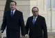 Hollande și Cameron s-au recules la sala de concerte Bataclan