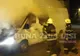 Maşină incendiată în stil mafiot 