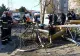Incident la Constanţa: o macara a căzut peste două maşini. O femeie a făcut atac de panică