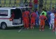 Accidentare îngrozitoare în seara aceasta, la un meci din Liga 1. A fost dus direct la spital