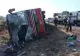 Tragedie de Anul Nou. Autocar răsturnat pe autostradă: zeci de victime