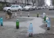 Dorel, în vizită la Focşani. O stradă aflată în lucru, semnalizată cu pet-uri 