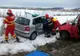 Accident teribil în Pasul Tihuța. Un autoturism s-a răsturnat: 3 victime