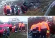 Accident grav. Un microbuz s-a răsturnat pe DN28 A. Mai multe persoane, rănite