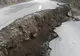 Imagini apocaliptice în Arad! Un crater imens pe un drum judeţean. Ce s-a întâmplat