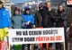 Proteste pe schiuri. Sute de oameni au cerut, în stradă, continuarea lucrărilor la pârtia Rarău
