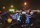 Accident pe DN1: un taxi a luat foc, după ce șoferul a intrat într-un copac