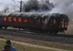 Incendiu la Predeal. Un tren plin cu ţiţei a luat foc 