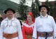Vasile Dâncu, apariţie spectaculoasă. A purtat costum popular şi pălărie cu pene de păun 